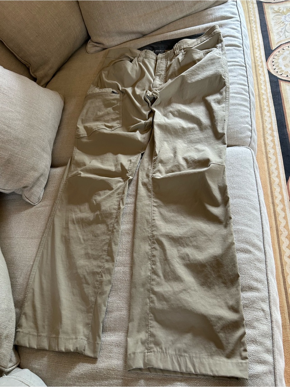 Eddie Bauer Tan Cargo Pants - Lightweight Workstyle